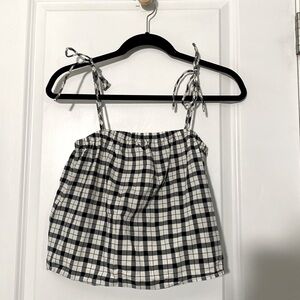 Gingham everlane tank